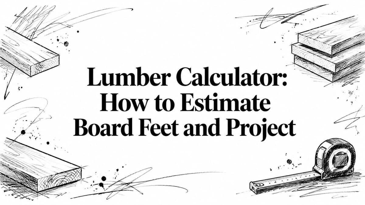 Lumber Calculator: How to Estimate Board Feet and Project