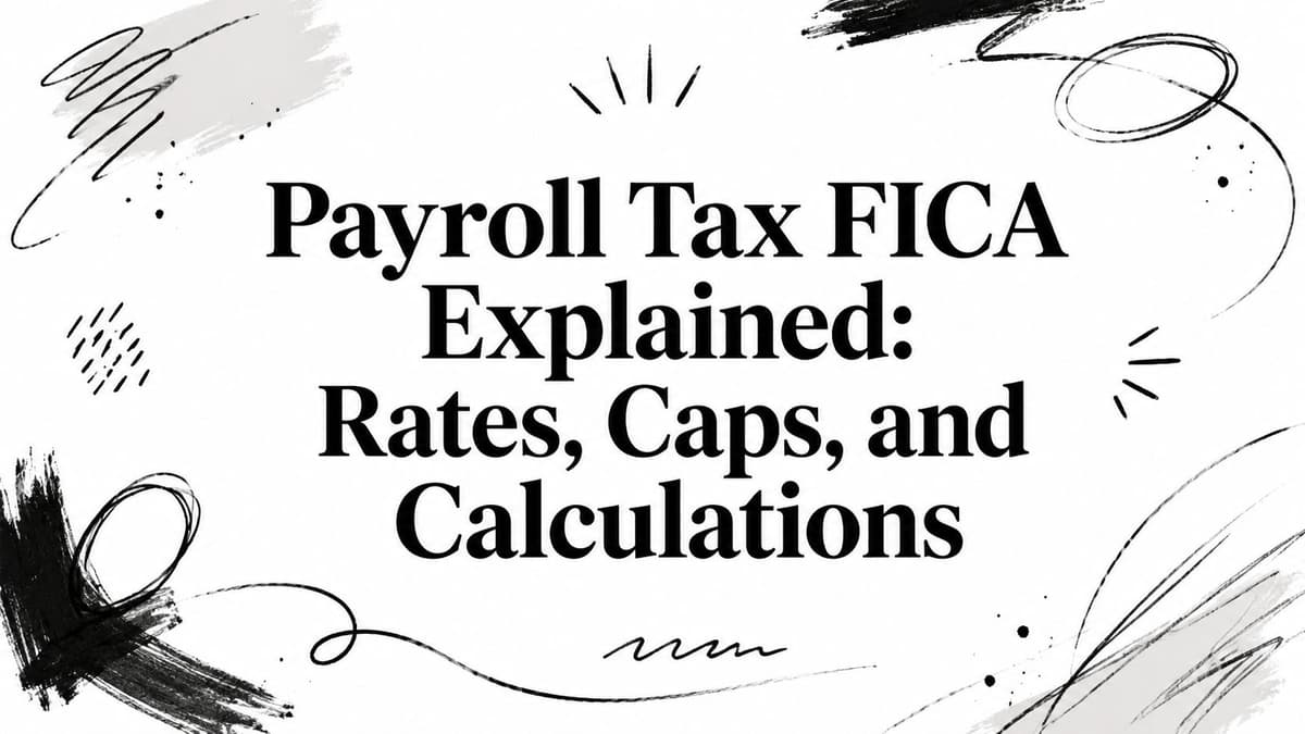 Payroll Tax FICA Explained: Rates, Caps, and Calculations