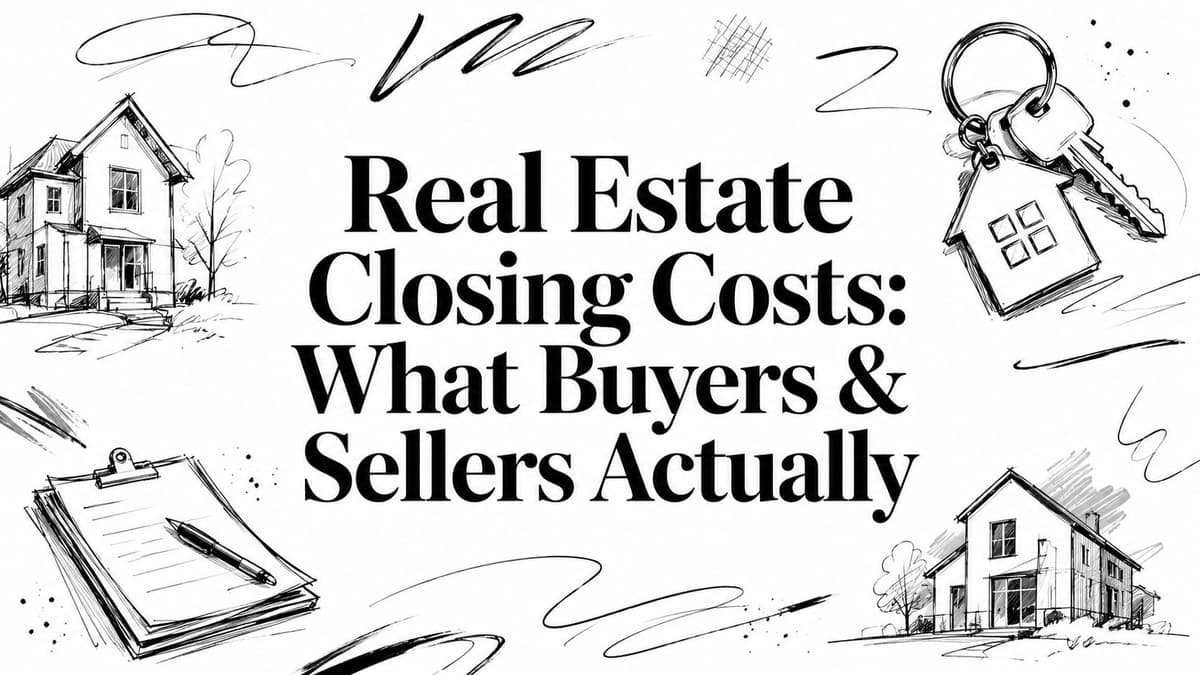 Real Estate Closing Costs: What Buyers & Sellers Actually