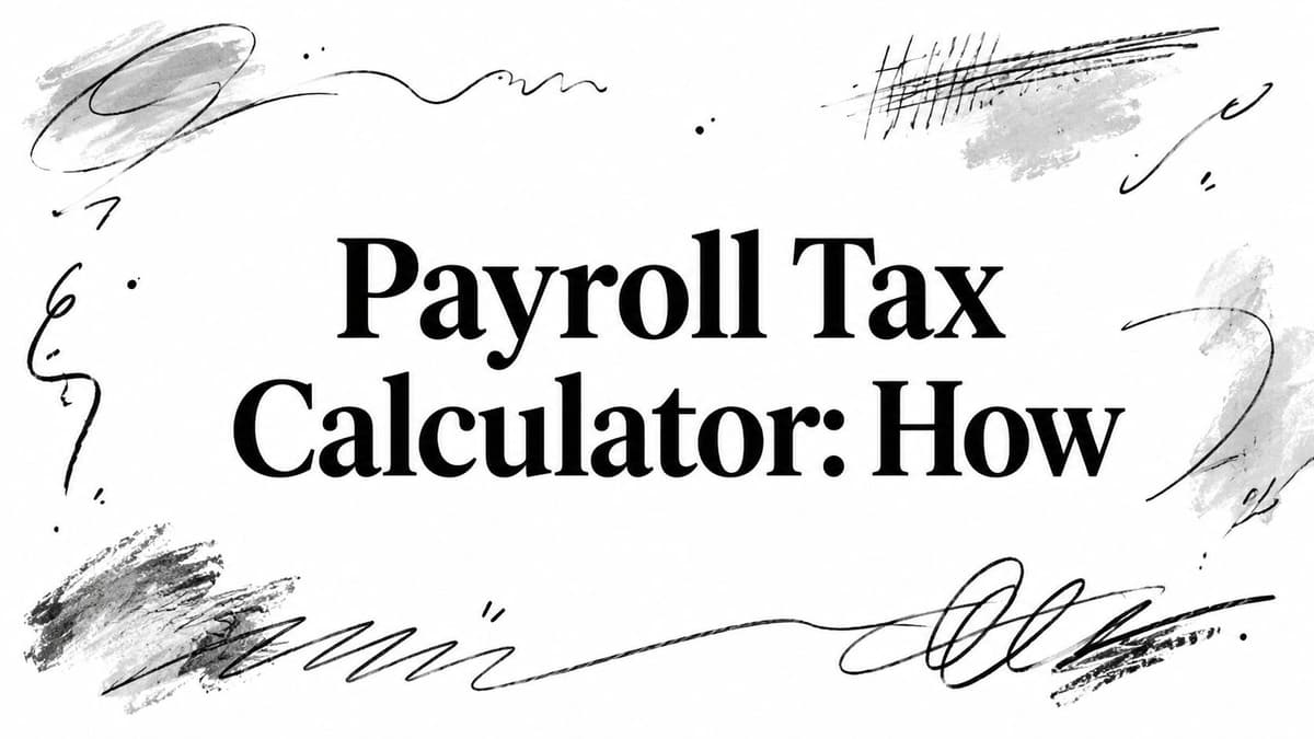 Payroll Tax Calculator: How