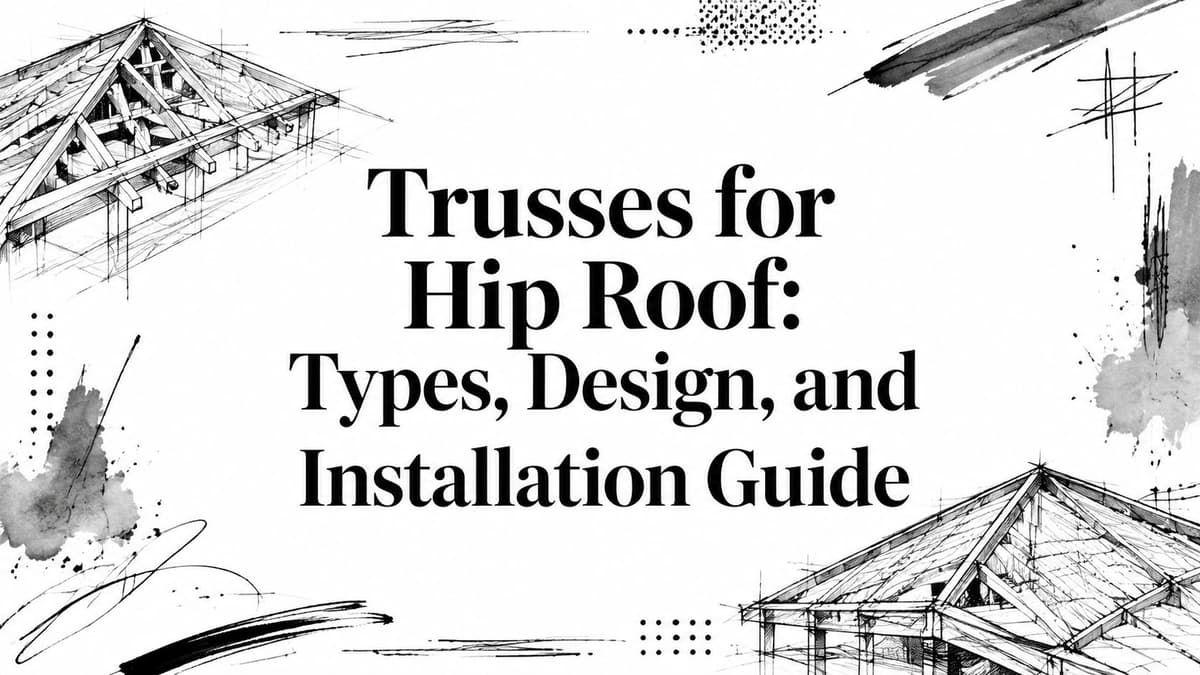 Trusses for Hip Roof: Types, Design, and Installation Guide